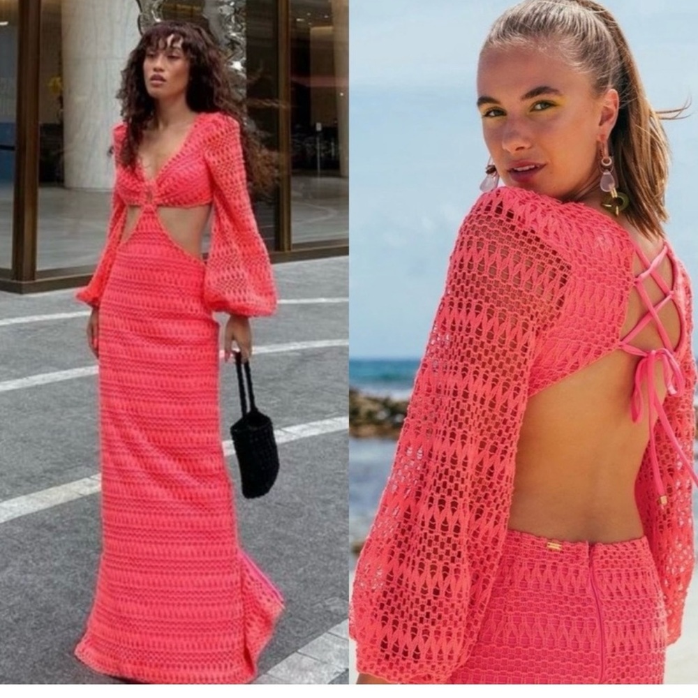 PatBO crotched maxi cut out dress. Stunning!!